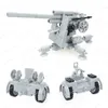 Blocks Military German Army 88 FLAK Artillery Building Block Soldier WW2 Figures Battlefield Antitank Weapons Model Child Gift Boy Toy 231114