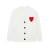 Свитер Amis Cardigan Франция Модный парижский дизайнерский мужской свитер Amis Sweater Macaron Love Жаккардовый для мужчин и женщин Топ унисекс Am i Рубашка Джемпер Пуловер G17t