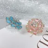 Stud Earrings SENYU Luxury Flower Big Women Fill Zirconia Gold Silver Plate Fashion Jewelries Party Accessories