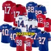 17 Josh Allen 14 Stefon Diggs Football Jersey Dawson Knox Gabriel Davis Von Miller Jim Kelly Milano Dalton Kincaid Gregory Rousseau Damar Hamlin Poyer