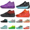 Designer Mode Lamelo Ball Basketballschuhe Männer Frauen Bälle MB.01 Trainer Rock Ridge Queen City Rick und Morty Rot Beige You Black Blast Not Outdoor Sport