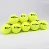 Palline da tennis 12pcs palla di elasticità di alta qualità per allenare la lana di gomma sportiva Pratica del tennis con sacchetto gratuito 230413