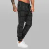 Herrbyxor 2023 Nya jogger Men's Casual Pants Plaid byxor Fashion Streetwear Men's Cargo Pants Fitness Gym Sweatpants Herrkläder W0414