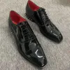 فاخر فستان فستان أحذية Oxford Oxford Leather Leather Mocasins مصمم متسكعون أحذية الرجال الكلاسيكية عالية الجودة مكتب الزفاف أحذية رسمية كبيرة الحجم 38-48 NO495