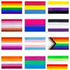 Bannerflaggor 90x150cm Gay Pride Rainbow Flag LGBT BIUAL LESBISKA PANUAL ACCESSORS MTI Styles Rainbows BH7094 TQQ Drop Delivery Home DH2AE