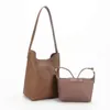 Borse da sera Motingsome Borsa da donna in pelle stile minimalista Borsa a tracolla in pelle di vacchetta di lusso con strato superiore Borsa a secchiello giornaliera Borse casual 2023