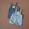 Salopette Denim Bretelles Pour Tout-Petits Bébés Salopette Tout-Petit Denim Salopette Salopette Pantalon Tout-petit Jeans Bébés Denim Pant 066B 230414