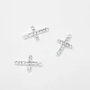 Charms 20/30/50pcs Tinny Cross Charms For Jewelry Making Supplies Craft Pearl Crystal Earring Pendant Bracelet Necklace Accessories 231113