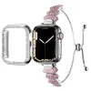 Cinturino in metallo + custodia con diamante per cinturino Apple Watch 40mm 41mm 44mm 45mm 49 38 42mm Bracciale donna per Iwatch 8 7 6 5 4 Se Correa