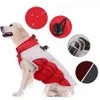 Dog Apparel Cold Weather Coats with Built in Harness Waterproof Windproof Snow Jacket Clothes Zipper 231113