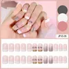 False Nails HEALLOR French Artificial Nails Glitter Wearing Nails Beating Heart Press-on Nails Professional Nail Salon Artificial Nails MH88 Q231114