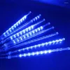 Saiten 8 Röhren Outdoor LED Meteorschauer Lichter Fee String Licht Wasserdicht Für Weihnachten Party Garten Urlaub Dekorationen Navidad