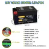 Batteria LiFePO4 24V 140AH 100Ah 200Ah Capacità completa BMS integrato Cella di grado A Oltre 5000 cicli Produttore 10 anni di garanzia