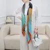 スカーフ女性のための大きなシルクフィーリングスカーフフウラード女性プリントショールハジャブビーチストールヘッドラップパシミナエチャルペポンチョ