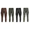 Heren Broek Motorfiets Leer voor Mannen Echte Koeienhuid Beschermers Motor Biker Broek Protectors Pantalones Cuero Moto 231113