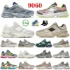 2023 Athletic OG 9060 Sneakers Runner Shoes Mens Balance Women Rain Cloud Gray Sea Salt Bricks Bodega Age of Discovery Haze Jjjjound Trainers 9060s