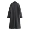 Womens Wool Blends UNIZERA AutumnWinter Wear Fashion Casual Versatile Soft Loose Long Coat 231114