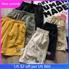 Shorts masculino feito à mão praia pato bordado cordão feito à mão feminino grande 23414