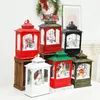 Christmas Decorations Christmas Snow Wind Lantern with LED Light Music Fairy Night Lamp Ornament 231113