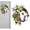 Декоративные цветы Пасхальный венок для дверей милый вешалка фермерский дом дома в внутреннем открытом декор