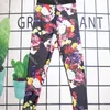 Yoga-outfits met bloemenprint Designer trainingspakken voor dames Elastische fitnesslegging Sporttops