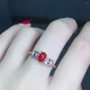 Anelli a grappolo KJJEAXCMY Gioielleria raffinata Corallo rosso naturale Argento sterling 925 Anello con pietra preziosa regolabile per donna Test di supporto Nobile