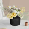 Vasos de ferro vaso de flor vaso grande preto decoração de casa interior titular arranjo floral plantador recipiente grande o chão