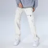 Männer Jeans 2023 Y2K Mode Weiß Baggy Kpop Cargo Hosen Für Männer Kleidung Gerade Knöchel Reißverschluss Frauen Lange Hosen ropa Hombre