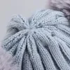 Sciarpe Avvolge Cappello di Natale per bambini Cappello di pelliccia invernale per ragazziSciarpa 2 pezzi Set per bambini Sciarpa per cappello di pelliccia di lana lavorata a maglia calda per bambini 0-3 231114