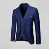 Men's Suits Blazers Men's Suit Slim 3 Piece Suit Business Wedding Party Jacket Vest Pants House with 231114