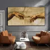 Hand of God Canvas Art Painting Vintage Posters Prints Classical Religion Wall Art Pictures For Living Room Wall Decor Paintings