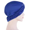 India Turban Cap Moslimvrouwen hijab chemo hoed vlecht hoofdenschaal beanie motorkap Canner islamitische hoofddeksels wrap haarverlies cover