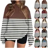 Dames Hoodies O-hals Lange mouw Sweatshirt Print Patroon Informeel Grote maten Basic Tops Sport Pullover Sweatshirts Dames 2023