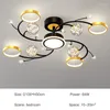 Plafonniers LED moderne anneau circulaire Lustres pour salon salle à manger Loft chambre étude cuisine décor Lustres lampe