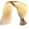 Brasilianskt hår 613 Silkeslen Straight Wavy Nano Hair Extensions 50g/Lot Bästsäljande Raw Virgin Peruvian Malaysian Indian 100% Remy Human Hair Weaves