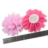 Accessoires pour cheveux 200 pcs/lot 10 cm infantile bébé filles bandeau fleurs moelleux en mousseline de soie fleur pour bricolage artisanat chaussures vêtements sac décorations