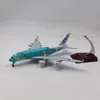 Diecast Model 20CM 1 400 Scale A380 ANA Turtle Airlines Airplanes Plane Aircraft With Landing Gears Alloy Toy For Collections 231113