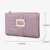 Portafogli firmati da donna con cerniera di ottima qualità, portamonete da donna, portamonete zero, pochette causali femminili no511