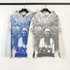 Designer Luxury Ins Classic Super Hot High Street Figure Print Brilliant Hoodie för män och kvinnors hoodies