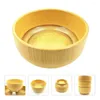 Servis uppsättningar Natural Bamboo Bowl Home Noodle Soup Container Japanese Rice Bowls