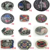 US Fashion belts Buckles American Flags Eagle Men Belt Buckles Vintage Skull Cross Star Flag Rectangle BeltBuckle LT350