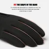 Cinq doigts gants hiver hommes gants chaud écran tactile Sport pêche anti-éclaboussures ski armée cyclisme Snowboard antidérapant fermeture éclair femmes gants 231113