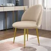 Chair Covers Super Soft Velvet Cover Duckbill Curved Dining Slipcover Low Back Stretch Thick Seat For Home El Decor