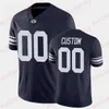 Custom BYU Cougars Football Jersey 27 Marcus McKenzie 3 Aidan Robbins 76 Caleb Etienne 21 Dylan Flowers 12 Jake Retzlaff BYU Jerseys