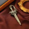 Spille Muylinda Retro Luxury Strass Rapier Gioielli Vintage Crystal Knight's Sword Spilla Spilla Accessori