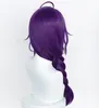 Fournitures de fête en Stock Ayase Mayoi Cosplay perruque ES Ensemble étoiles perruques 65 cm cheveux violets résistant à la chaleur mignon casquette gratuite