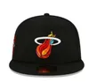Miami''heat''ball Caps2023-24ユニセックスファッションコットン野球帽スナップバックハット男性