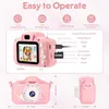 Игрушечные камеры детская камера игрушки 2 -дюймовые экраны HD Cartoon Kids Digital Camera Mini SLR камера милая игрушка для детей на день рождения рождественские подарки 230414