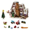 Blocks Creative 10267 Expert Gingerbread House Building Kit Construction Model Moc Bricks Children Toys For Boys Christmas Gifts 231114