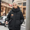 Damen Daunenparkas Winterjacke Mäntel Damen Damen Baumwolljacken Kapuzenmantel Dicker, warmer, winddichter Casual-Studentenmantel 231114